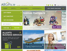 Tablet Screenshot of allgifts.ie